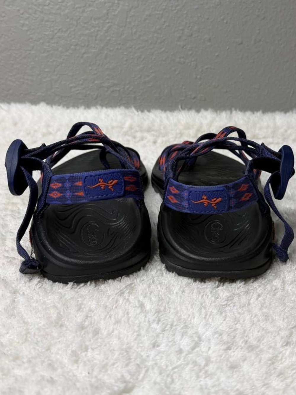 Chaco Z/Volv X2 Women’s Sandals Volcanic Blue Orange Toe Loop Size W8 - Picture 5 of 7